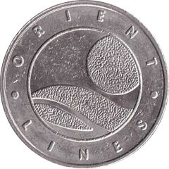25 Cent Gambling Token - Orient Lines