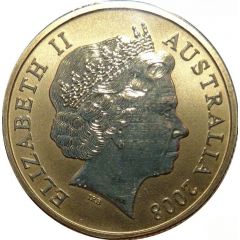 1 Dollar - Elizabeth II 4th Portrait - Land Series - Echidna