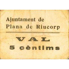 5 Céntimos Plana de Riucorp