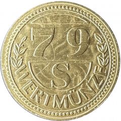 79 Schilling Wertmünze