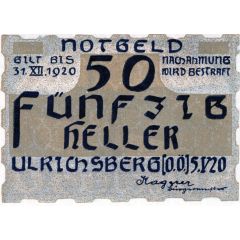 50 Heller Ulrichsberg