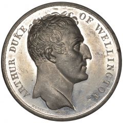 Medal - George III Peninsular War, white metal