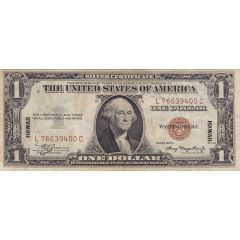 1 Dollar Silver Certificate, Brown Seal - Hawaii
