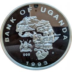 5000 Shillings Leopard, large type