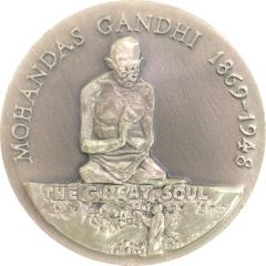 Medal - The Catholic Digest Heroes of God Collection Mahatma Gandhi