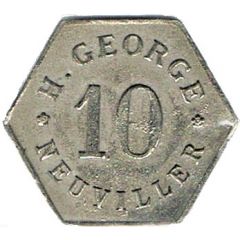 10 Centimes - H.George Neuviller-sur-Moselle