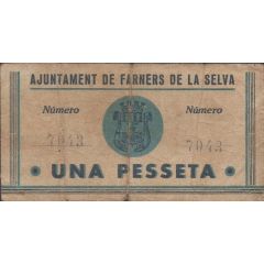 1 Peseta Farners de la Selva
