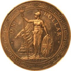 1 Dollar British Trade Dollar, Gold Proof