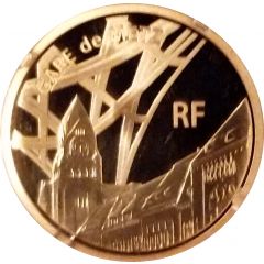 50 Euros Metz Railway Station , gold