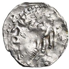 Denier - Gothelo I and emperor Henry III