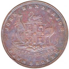1 Penny - John Henderson, Pawnbroker Fremantle, Western Australia