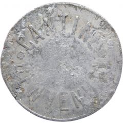 1 Franc - Cantine Benvenuti - 159ème Régiment d'Infanterie - Briançon [05}
