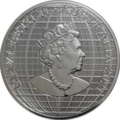 1 Dollar - Elizabeth II 6th Portrait - Beneath the Southern Skies - Silver Bullion Coin