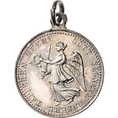 Medal - Destruction of the Narew Army at Ortelsburg and Tannenberg under von Hindenburg `Siegespfennig, Kriegs-Denkmünze`
