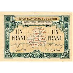 1 Franc - Région Economique du Centre