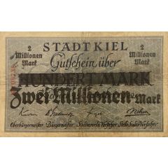 2 000 000 Mark Overprint on 100 Mark