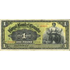 1 Pound Royal Bank of Canada
