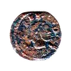 Denier - Louis XIII Cervera,bust right