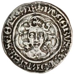 1/2 Groat - James IV Light Coinage, Type III