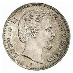 5 Mark - Louis II Obverse Trial