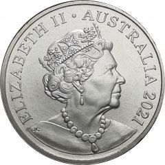 20 Cents - Elizabeth II 6th Portrait - Mungo Footprint
