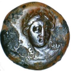 Dichalkon - Antiochos I Ai Khanoum, Bactra, or Seleucia on the Tigris