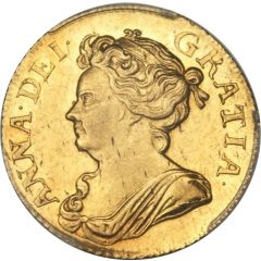 1 Guinea - Anne 2nd bust