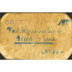 1 Peseta Castellvell