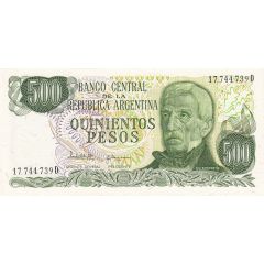 500 Pesos without `Ley` or `Decreto-Ley`