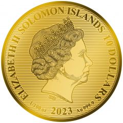 10 Dollars - Elizabeth II Posthumous, Aztec Gold