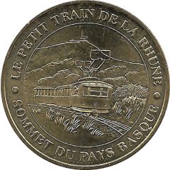 Monnaie de Paris Tourist Token - Le petit train de la Rhune Sommet du Pays Basque