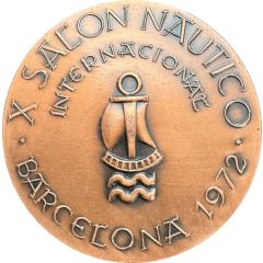 Medal - 10th international nautical exhibition in Barcelona 1972