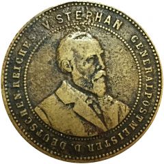 Medal - General Post Meister V. Stephan