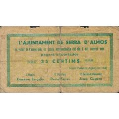 25 Céntimos Serra d`Almos
