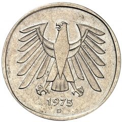 5 Deutsche Mark Pattern