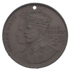 Medal - George V Coronation, Salford, white metal