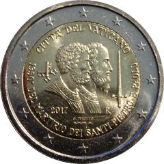 2 Euros - Franciscus Saint Peter and Saint Paul