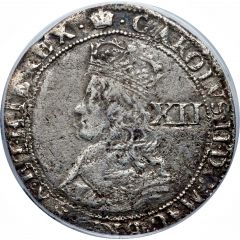 1 Shilling - Charles II 3rd hammered issue