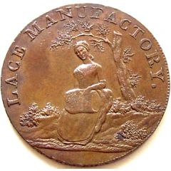 1/2 Penny Bedfordshire - Leighton Buzzard / Lace Making