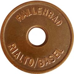 Swimming Pool Token - Hallenbad Rialto Basel, adults