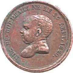 Token - Birth of the duc de Bordeaux