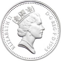 1 Pound - Elizabeth II Welsh Dragon, Silver Proof