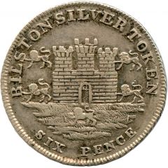 6 Pence Staffordshire - Bilston / Rushbury and Woolley
