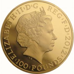100 Pounds - Elizabeth II Mars - Fortius, Gold Proof