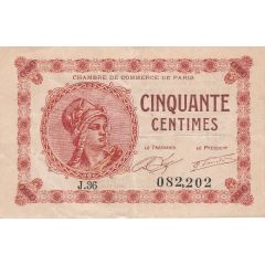 50 Centimes - Chambre de Commerce de Paris