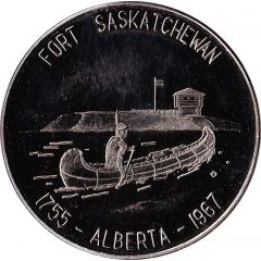 Commemorative Medallion - Fort Saskatchewan, Alberta