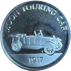 Franklin Mint - Collection of Antique Car Coins - Series 2 Moon Touring Car