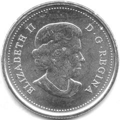 25 Cents - Elizabeth II Orca, colored