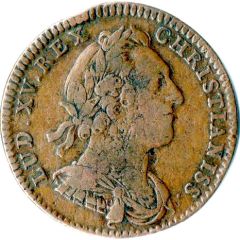 Louis XV - Trésor Royal - Inde ros et fulmen