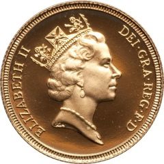 1 Sovereign - Elizabeth II 3rd portrait, Proof